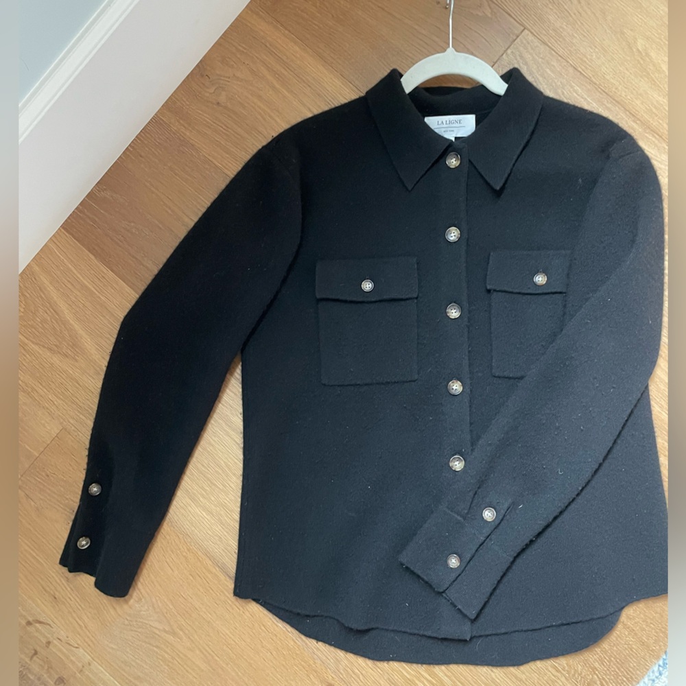 La Ligne Jane - Classic Black Knit Jacket